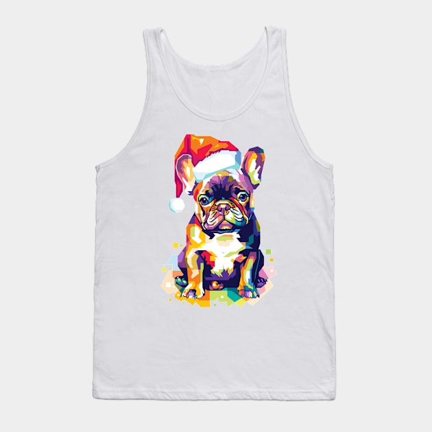 Christmas dog Tank Top by giltopann